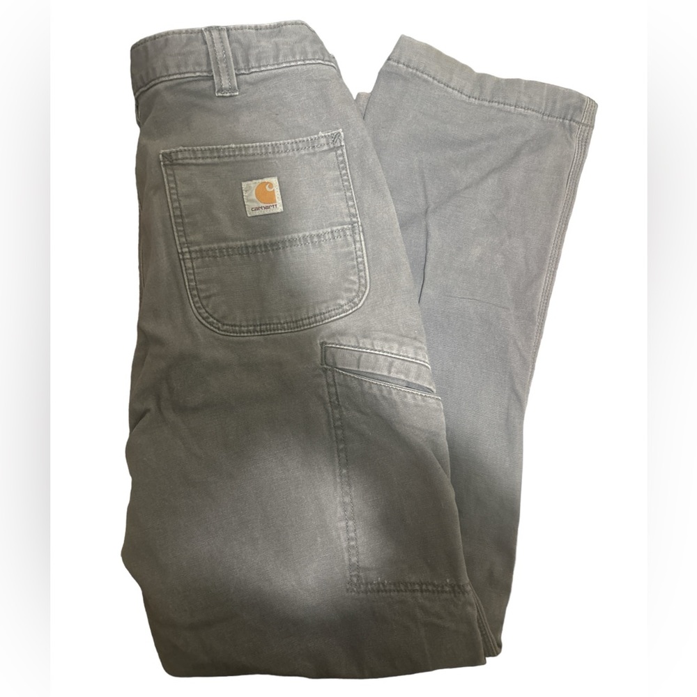 Rugged Flex Relaxed Fit Canvas Fleece Lined Utility Work Pant